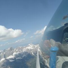 Flugwegposition um 12:52:20: Aufgenommen in der Nähe von Mittersill, Österreich in 3072 Meter